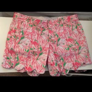 Lilly Pulitzer Flamingo Buttercup short